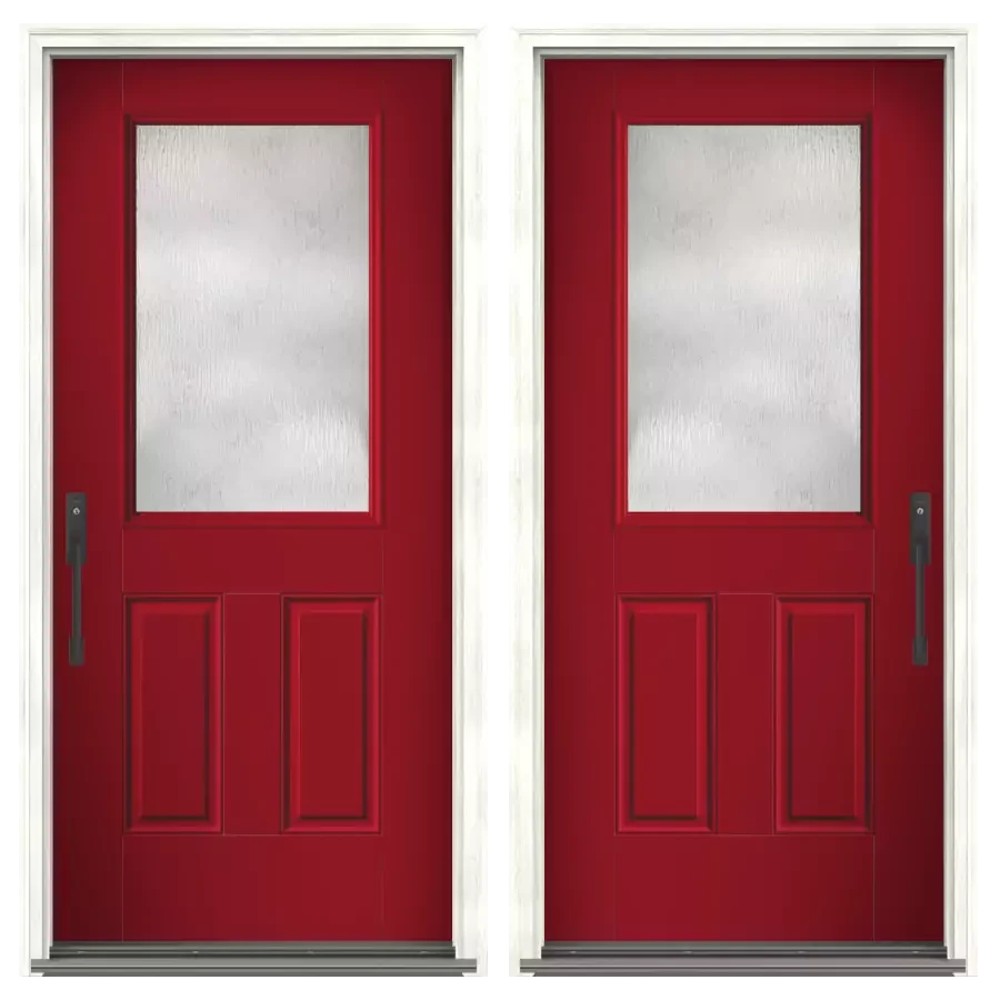 Paint: One color on two sides of door slab