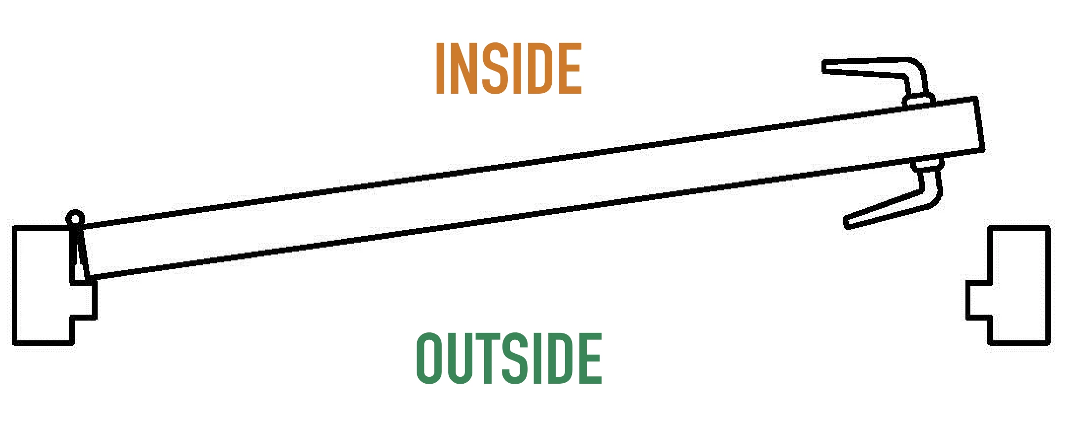 Hinged Left Inswing