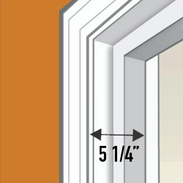 5 1/4 White Vinyl Clad Composite
