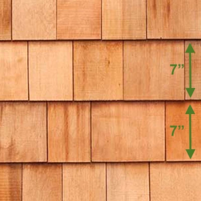 Cedar Shingles 7" Exposure