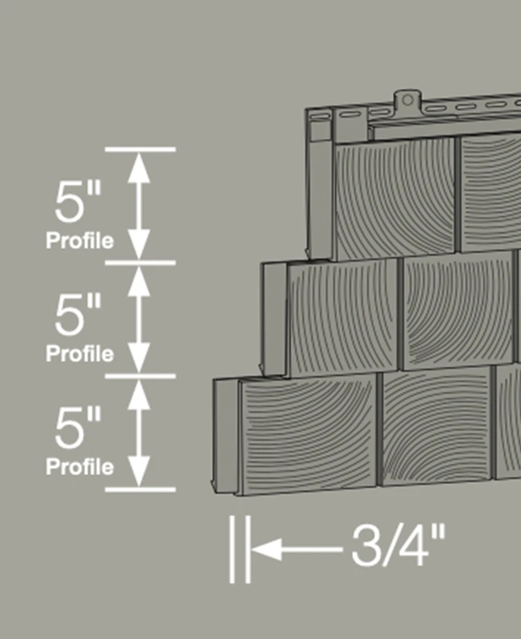 T5" Sawmill Shingles