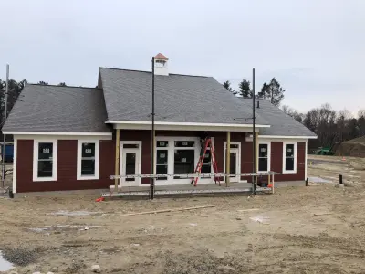New construction wrapped for James Hardie siding in North Andover, MA - photo 21