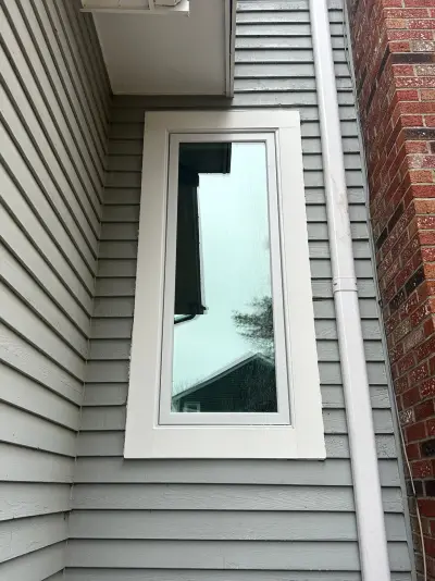 New Harvey casement windows with stained wood interior trim in Framingham, MA - photo 19