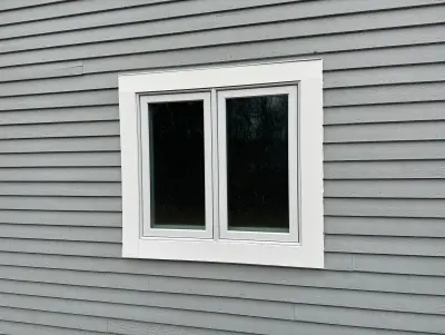 New Harvey casement windows with stained wood interior trim in Framingham, MA - photo 24