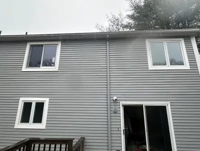 New Harvey casement windows with stained wood interior trim in Framingham, MA - photo 26