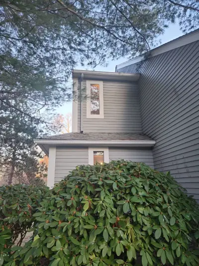 New Harvey casement windows with stained wood interior trim in Framingham, MA - photo 60